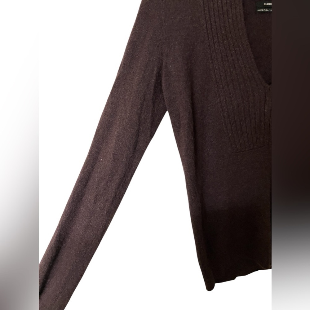 Women’s Club Monaco Plum Cashmere Sweater size S - Picture 2 of 6